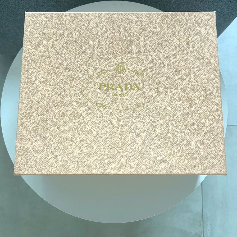Prada Fall 2011 Suede Mary Jane Illusion Knee High Boots